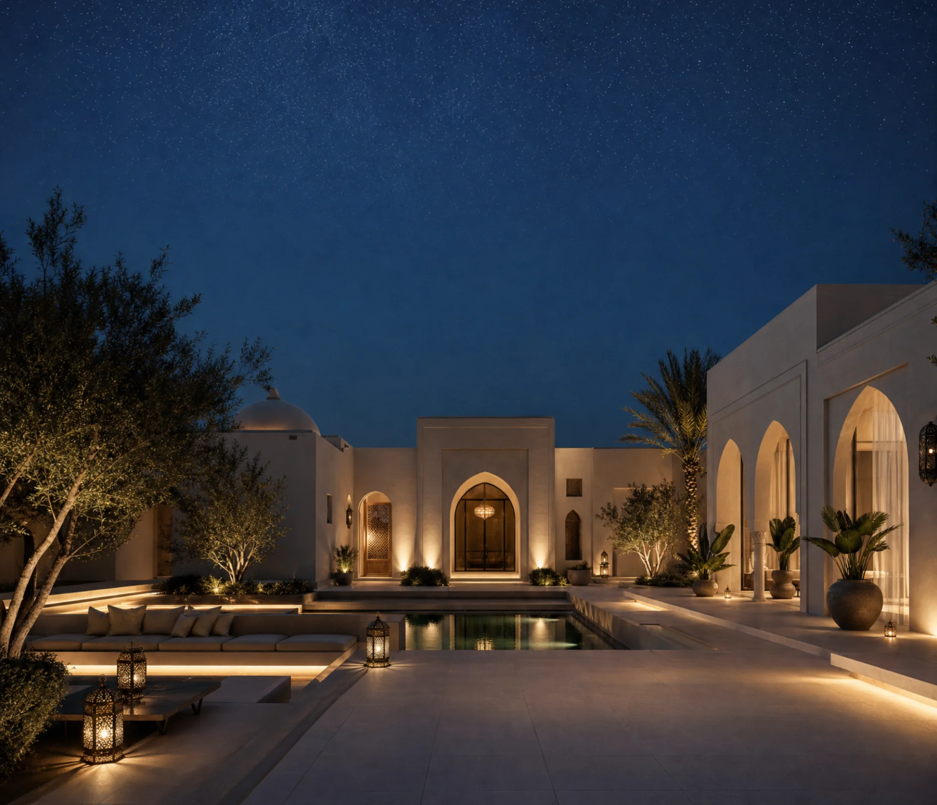 Dubai Villa Night